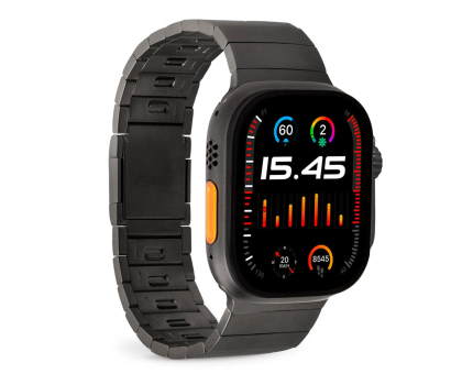Pasek do smartwatchy Puro TITAN ze stali nierdzewnej do Apple Watch 42 / 44 / 45 / 49